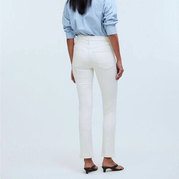 Madewell Midrise Perfect Vintage Jean Womens Size 31 Vintage‎ Canvass White - Picture 3 of 10
